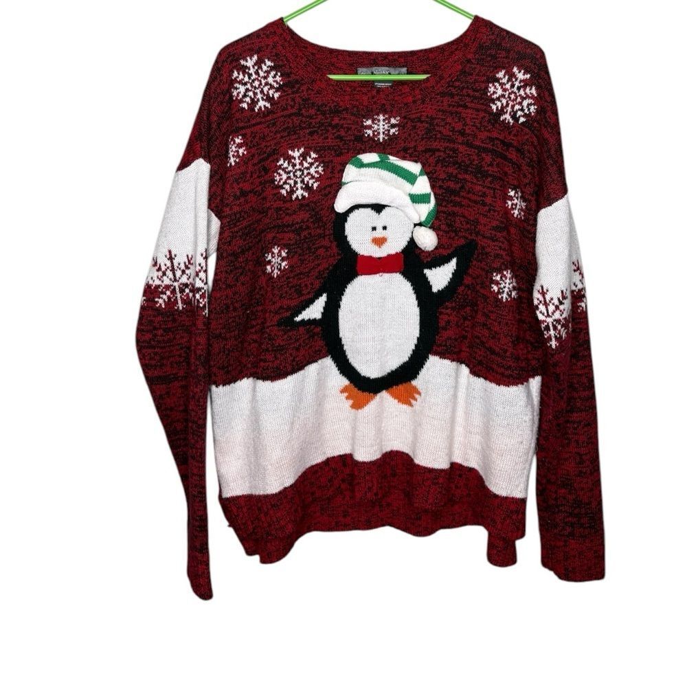 United States Sweaters Penguin Holiday Sweater Size Xl Ugly Christmas